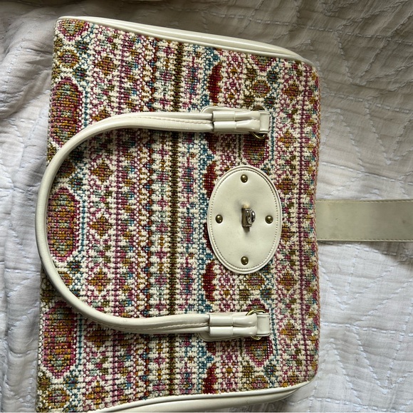 Vintage 70’s carpet bag kelly purse - Picture 3 of 7